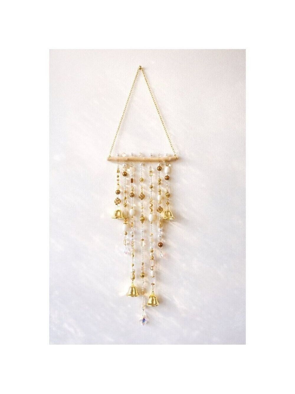Hollywood Glam Wind Chime Suncatcher Driftwood 19 Crystals - Picture 5 of 6